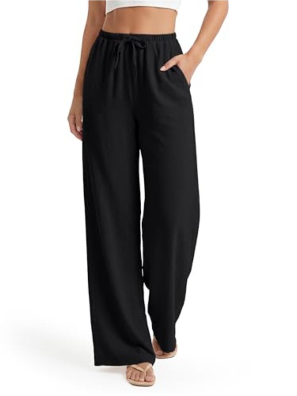 SEVEGO Wide Leg Palazzo Pants Tall Women 32-36 Inseam Flow.